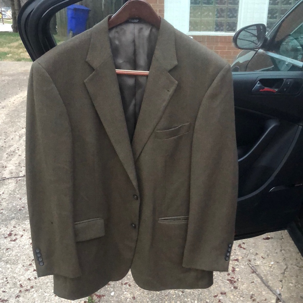Men's Olive Oscar De La Renta Blazer vintage